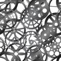 Seamless vector texture - watch gears Royalty Free Stock Photo