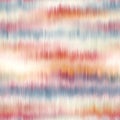 Seamless vector tie dye multicolor bleeding stripe pattern for surface print