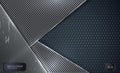 Seamless vector wallpaper of perforated gray metal plate. Royalty Free Stock Photo