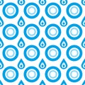 Seamless Vector Water Droplet Pattern