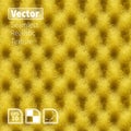 Seamless vector yellow sponge texture. Royalty Free Stock Photo