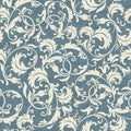 Seamless victorian pattern Royalty Free Stock Photo