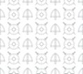 Seamless viking pattern with shields, swords and combat helmets