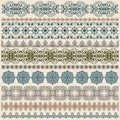 Seamless vintage border pattern