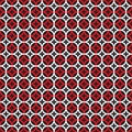 Seamless vintage circle lattice pattern background