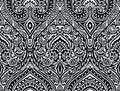Seamless vintage damask wallpaper design Royalty Free Stock Photo