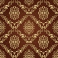 Seamless vintage decor wallpaper background