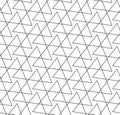 Seamless Vintage Graphic Web, Background Texture. Repetitive Minimal Vector Triangular Lattice Pattern. Continuous Ramadan Geo,