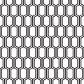 Seamless vintage honeycomb lattice trellis pattern