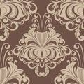 Seamless vintage wallpaper Royalty Free Stock Photo