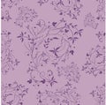 Seamless violet pattern