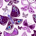 Seamless vivid pink-violet pattern