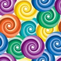 Seamless vivid swirl pattern