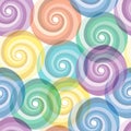 Seamless vivid swirl pattern