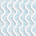 Seamless Volume Pattern. Abstract Technology Background