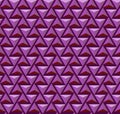 Seamless volumetric pyramidal pattern, tints of violet.