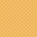 Seamless wafer background for your design. Vector illustrator. Royalty Free Stock Photo