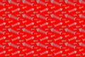 seamless wallpaper with cute pattern, herringbone pattern, bright red background Royalty Free Stock Photo