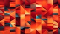 abstract seamless composition of an array of interlocking squares