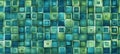 abstract seamless composition of an array of interlocking squares
