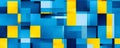 abstract seamless composition of an array of interlocking squares