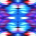 Optical tie dye kaleidoscope blur texture background. Seamless washed out symmetry ombre effect. 80s style retro Royalty Free Stock Photo