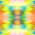 Optical tie dye kaleidoscope blur texture background. Seamless washed out symmetry ombre effect. 80s style retro Royalty Free Stock Photo