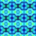 Optical tie dye kaleidoscope blur texture background. Seamless washed out symmetry ombre effect. 80s style retro Royalty Free Stock Photo
