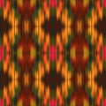 Optical tie dye kaleidoscope blur texture background. Seamless washed out symmetry ombre effect. 80s style retro Royalty Free Stock Photo