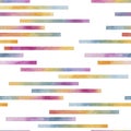 Seamless watercolor background of parallel lines of varying length