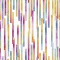 Seamless watercolor background of parallel lines of varying length Royalty Free Stock Photo