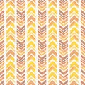 Seamless Watercolor Boho Tribal Ornamental Pattern