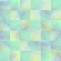 Seamless watercolor checkered chess background in pearl color