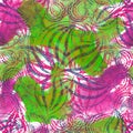 Seamless watercolor floral pattern