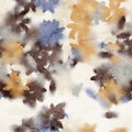 Seamless watercolor floral trendy chic pattern for surface print.