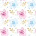 Seamless watercolor pattern