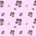 Seamless watercolor vintage floral pattern Royalty Free Stock Photo