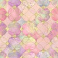 Seamless watercolour pastel colors gold glitter abstract texture