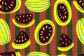 Seamless watermelons pattern