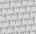 Seamless wave hand-drawn pattern.