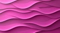Seamless Wave Pattern, Light Pink Background, 3D Rendering, Elegant Minimalist Design, Monochromatic