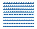 Seamless wave pattern set