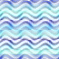 River flow graphical lines seamless pattern
