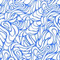 Seamless wavw pattern Royalty Free Stock Photo