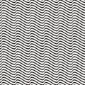 Seamless wavy line pattern