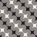 Seamless wavy lines pattern. Repeating vector texture. Stylish stripes background. Contemporary graphics with parallel Royalty Free Stock Photo