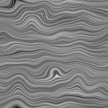 Seamless wavy monochrome stripes surface pattern design for background or print