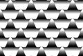 Seamless wavy tiled pattern