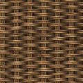 Seamless weaving wickerwork pattern