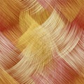 Seamless webbed pattern with grunge striped wavy elements in white, yellow, brown,beige colors